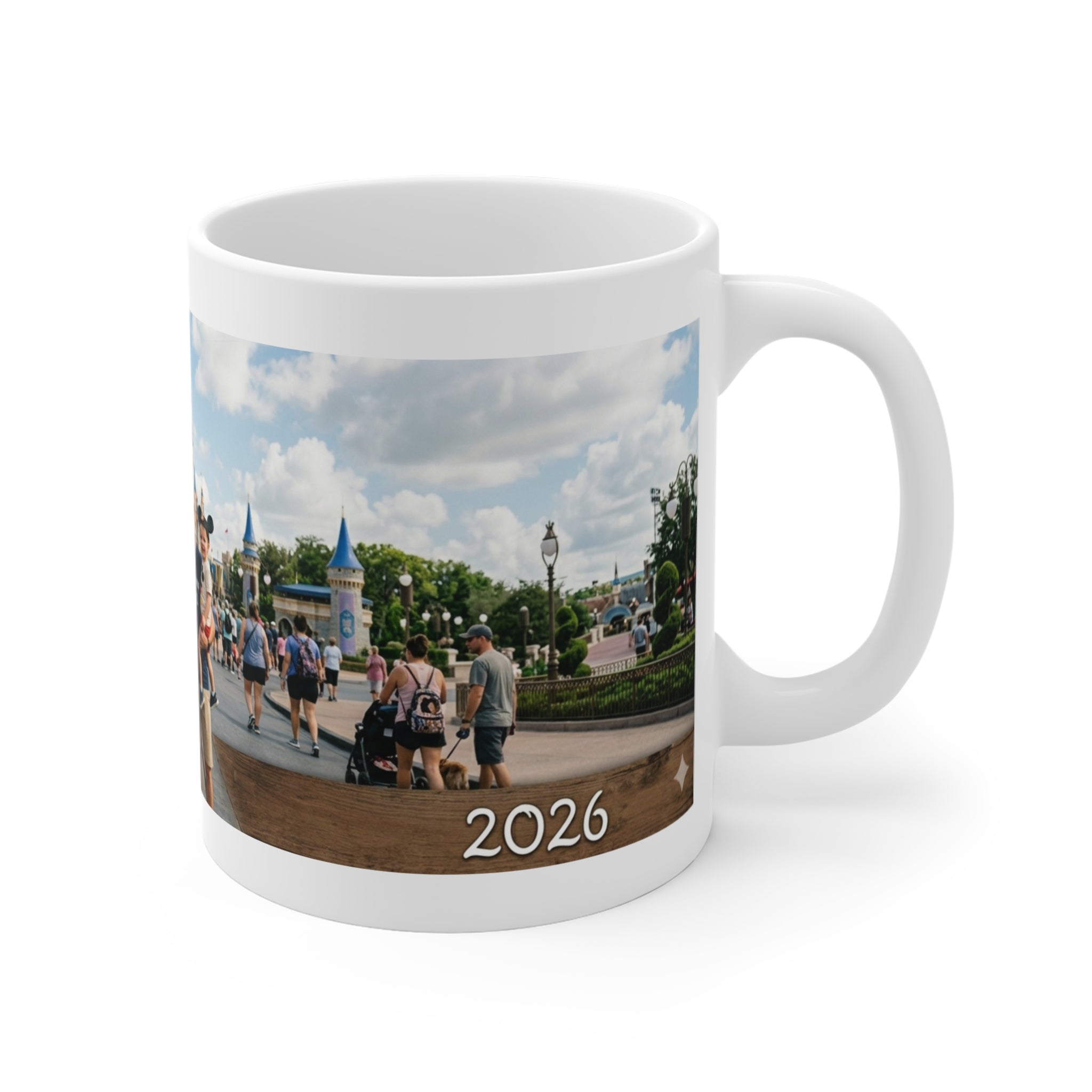 Photo-Print Mug — Custom Family Disney Adventure 11oz