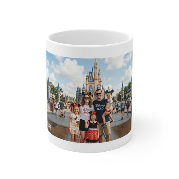 Photo-Print Mug — Custom Family Disney Adventure 11oz