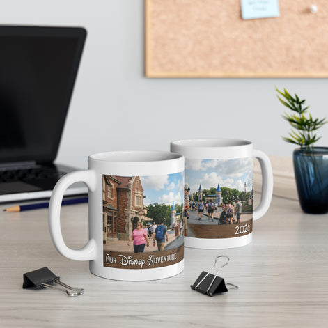 Photo-Print Mug — Custom Family Disney Adventure 11oz