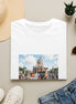 Family Vacation T-Shirt — Custom Disneyland Castle Photo Tee (Add Year/Text)