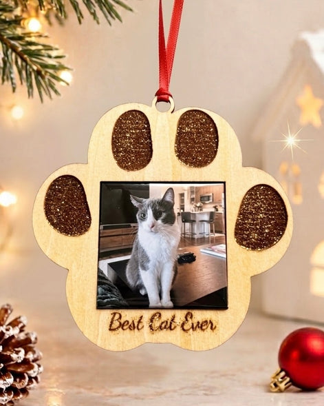 Custom Photo Christmas Ornament