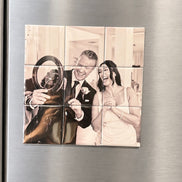 Magnetic Photo Puzzle (3x3 Grid)