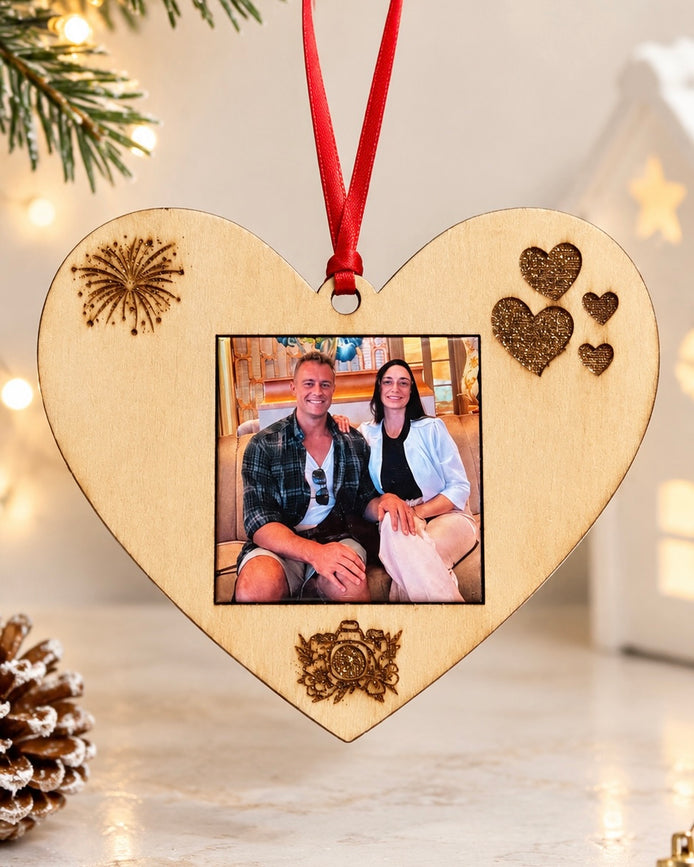 Custom Photo Christmas Ornament