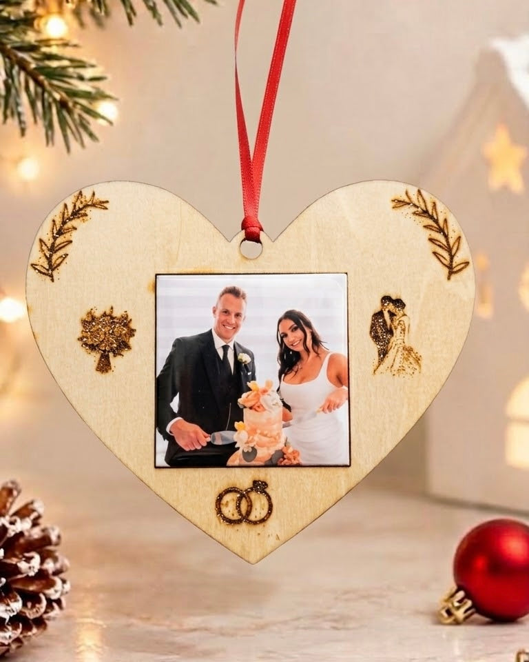 Custom Photo Christmas Ornament