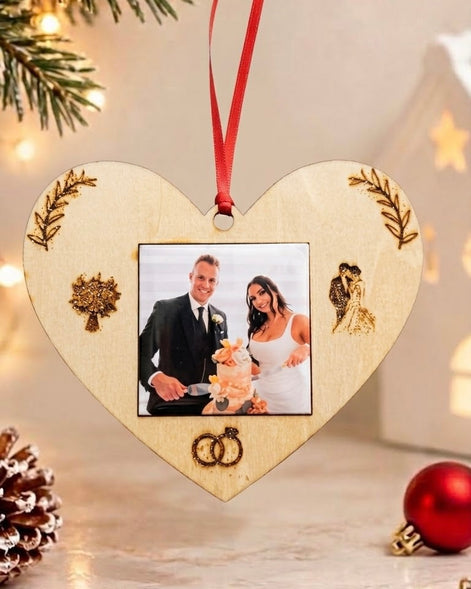 Custom Photo Christmas Ornament
