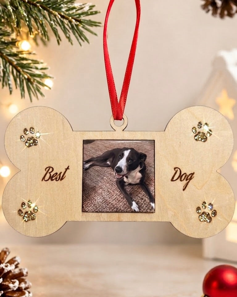 Custom Photo Christmas Ornament