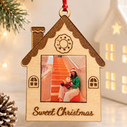 Custom Photo Christmas Ornament
