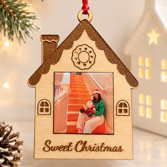 Custom Photo Christmas Ornament