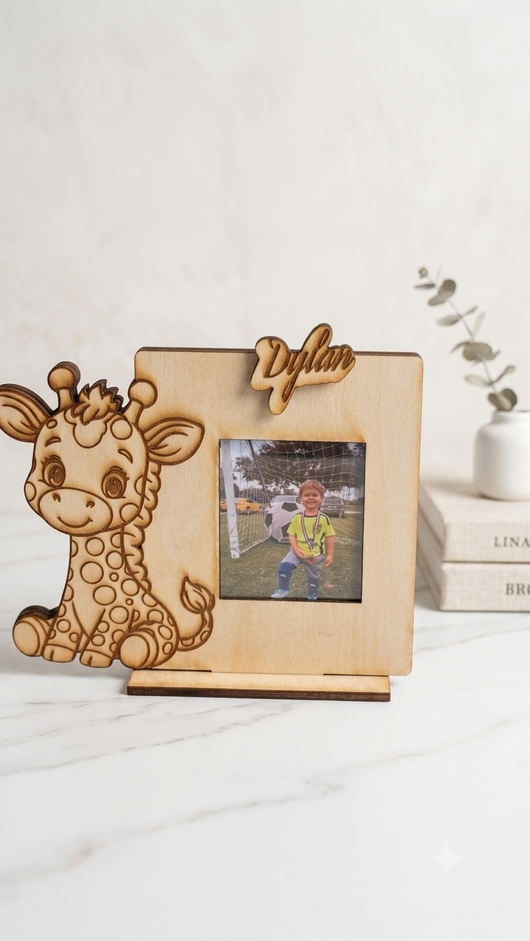 Personalized KIDS Photo Frame with Custom Engraved