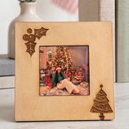 Personalized Christmas Picture Frame with Engrave