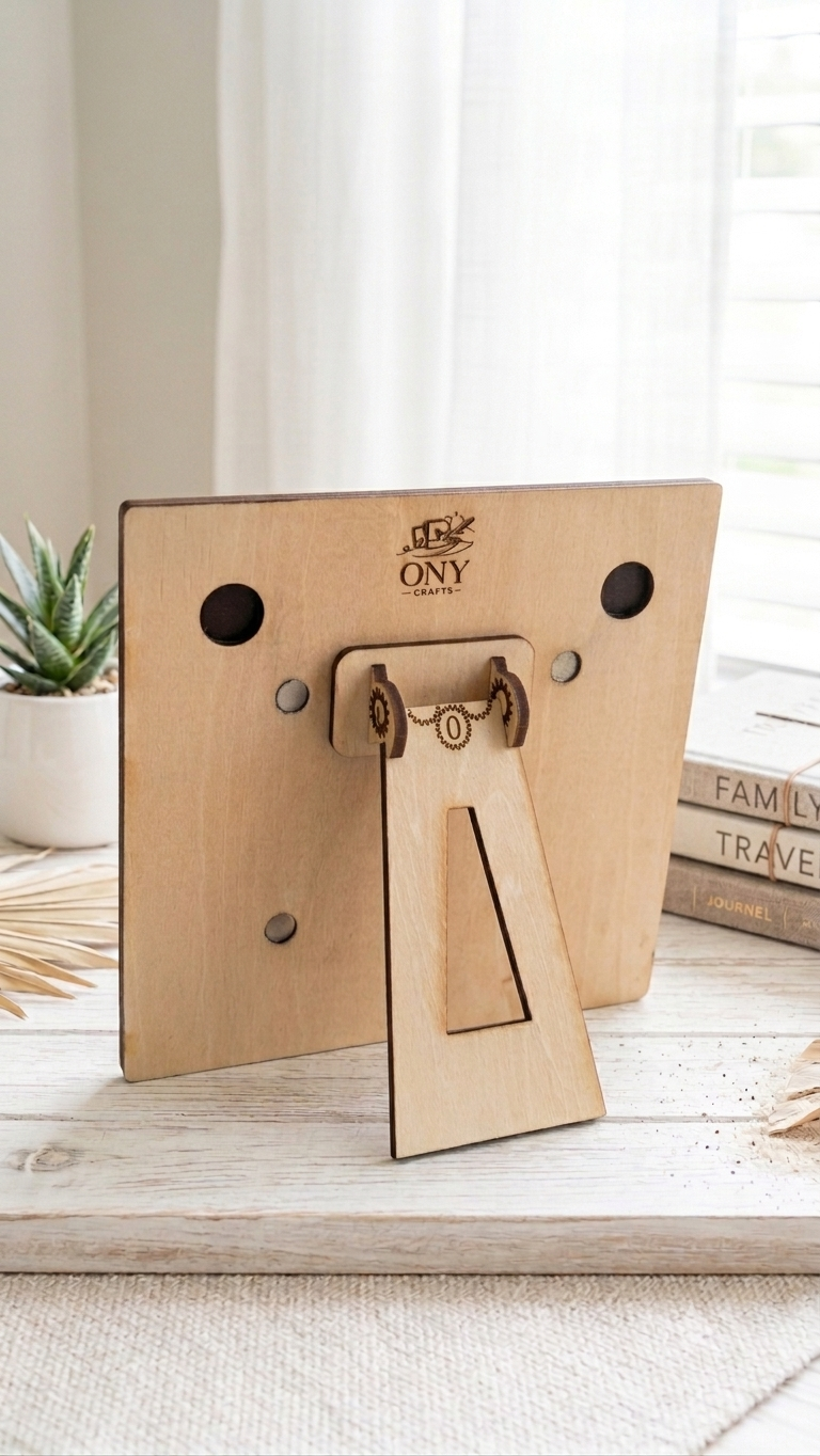 Photo Frame with 4 Personalized Magnets