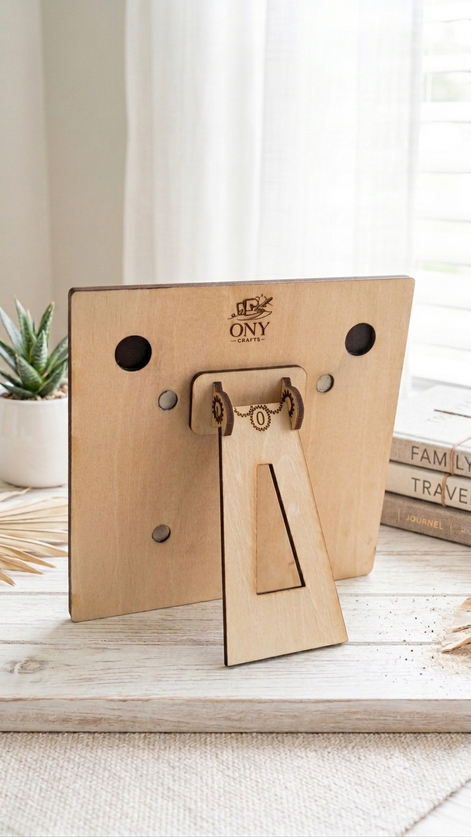 Photo Frame with 4 Personalized Magnets