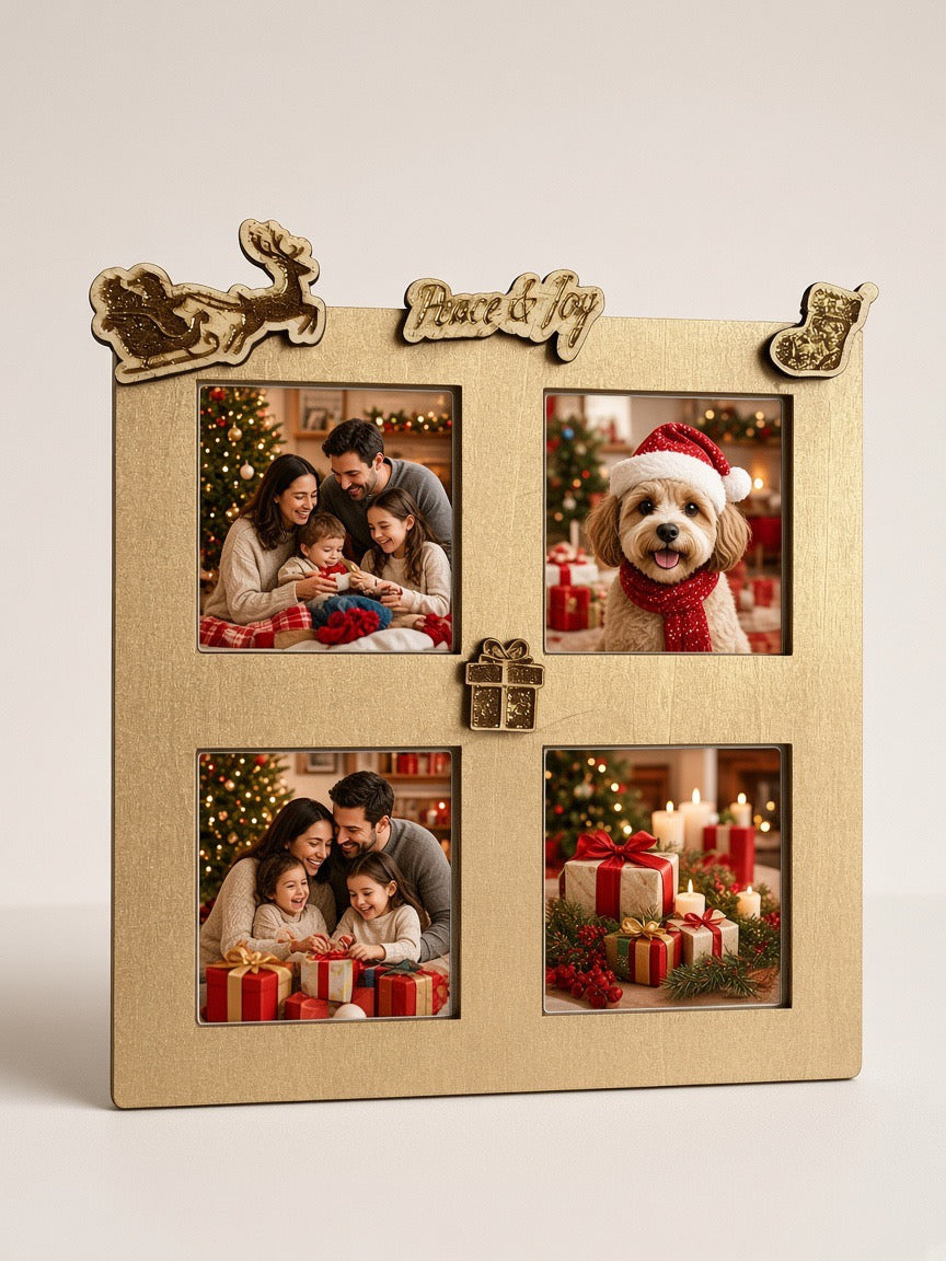 Personalized Christmas Picture Frame with Engrave