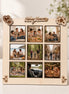 Family Memories Photo Frame with 9 Personalized Magnets