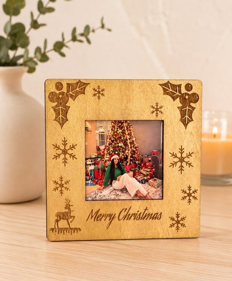 Personalized Christmas Picture Frame with Engrave