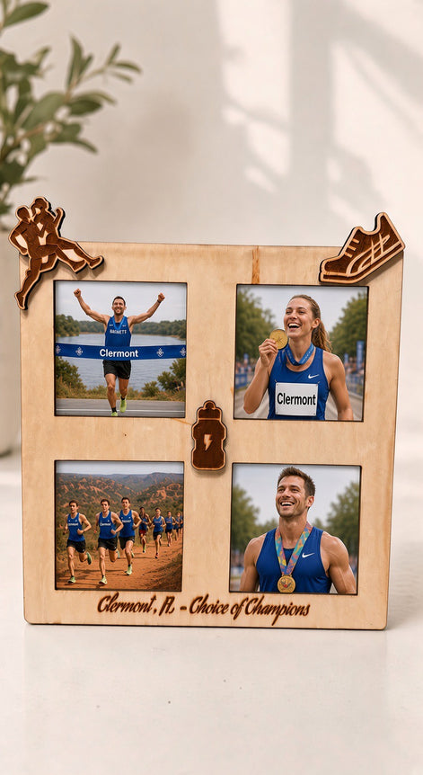 Photo Frame with 4 Personalized Magnets
